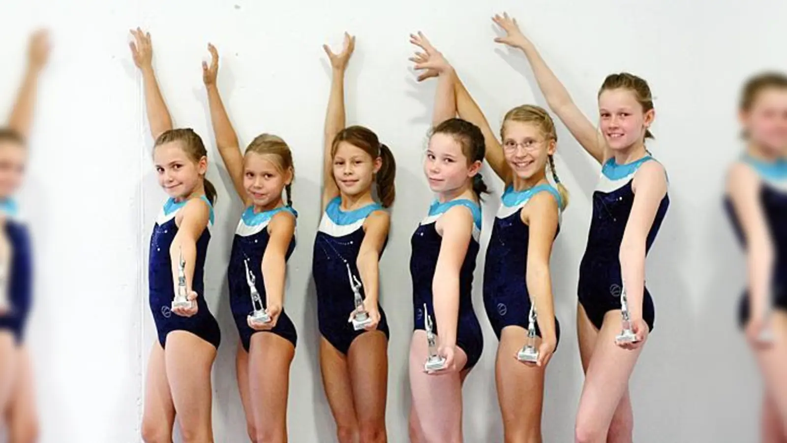 TSV Haar Turnerinnen beenden erfolgreich mit drei Pokalen die Saison.  (Foto: Verein)