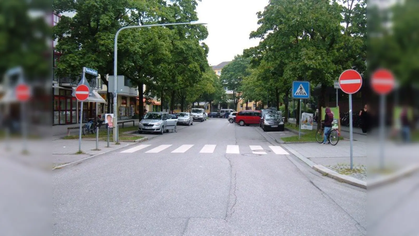 Durchfahrt vom Partnachplatz zur Zillertalstraße? Nein, alles bleibt wie’s ist. (Foto: AH)