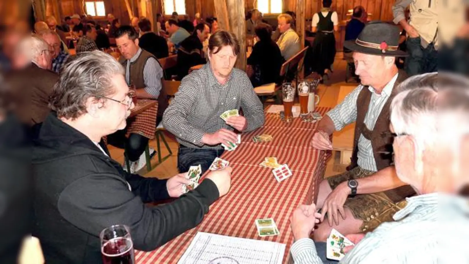 3. Altbayrisches Schafkopfturnier am 10. April 2016 im Markus Wasmeier Freilichtmuseum.                                                                                                   (Foto: Dieter Schnöpf)