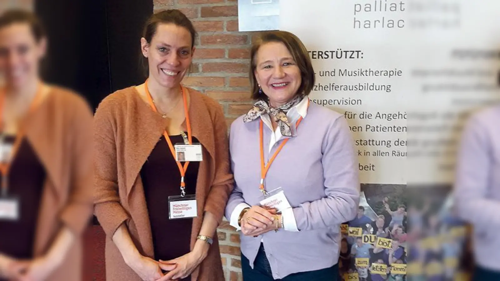 Die Stationsleitung der Palliativstation, Nina Geissert und Fördervereinsmitglied, Verena Gräfin von Plettenberg hoffen auf viele neue Hospizhelfer. 	 (Foto: VA)