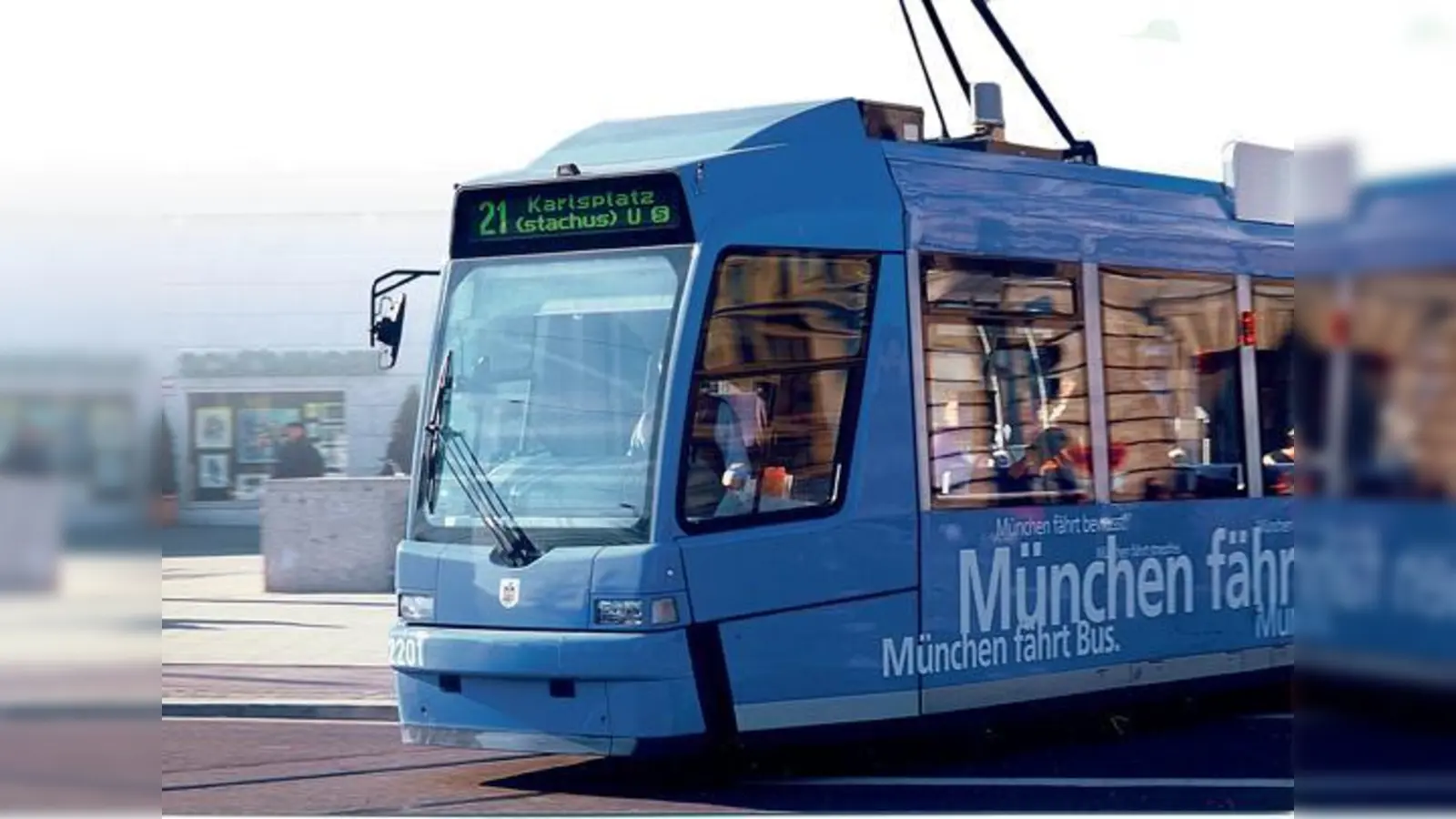 Am Wochenende fährt die Tram anders als gewohnt, um den Festzügen auszuweichen.	 (Foto: SWM)