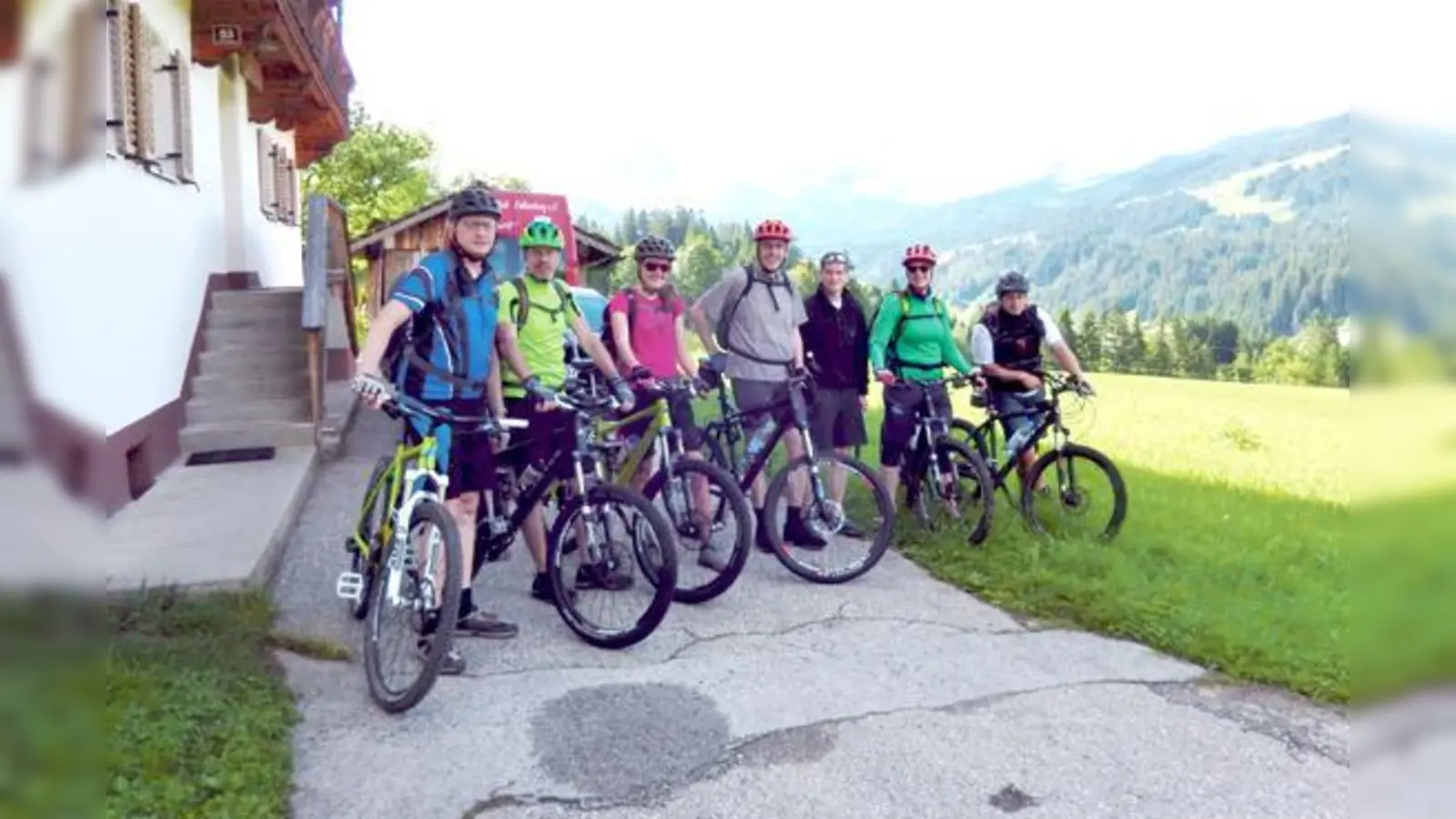 Die Radlfreunde zog es in diesem Jahr ins wunderschöne Südtirol.	 (Foto: Verein)
