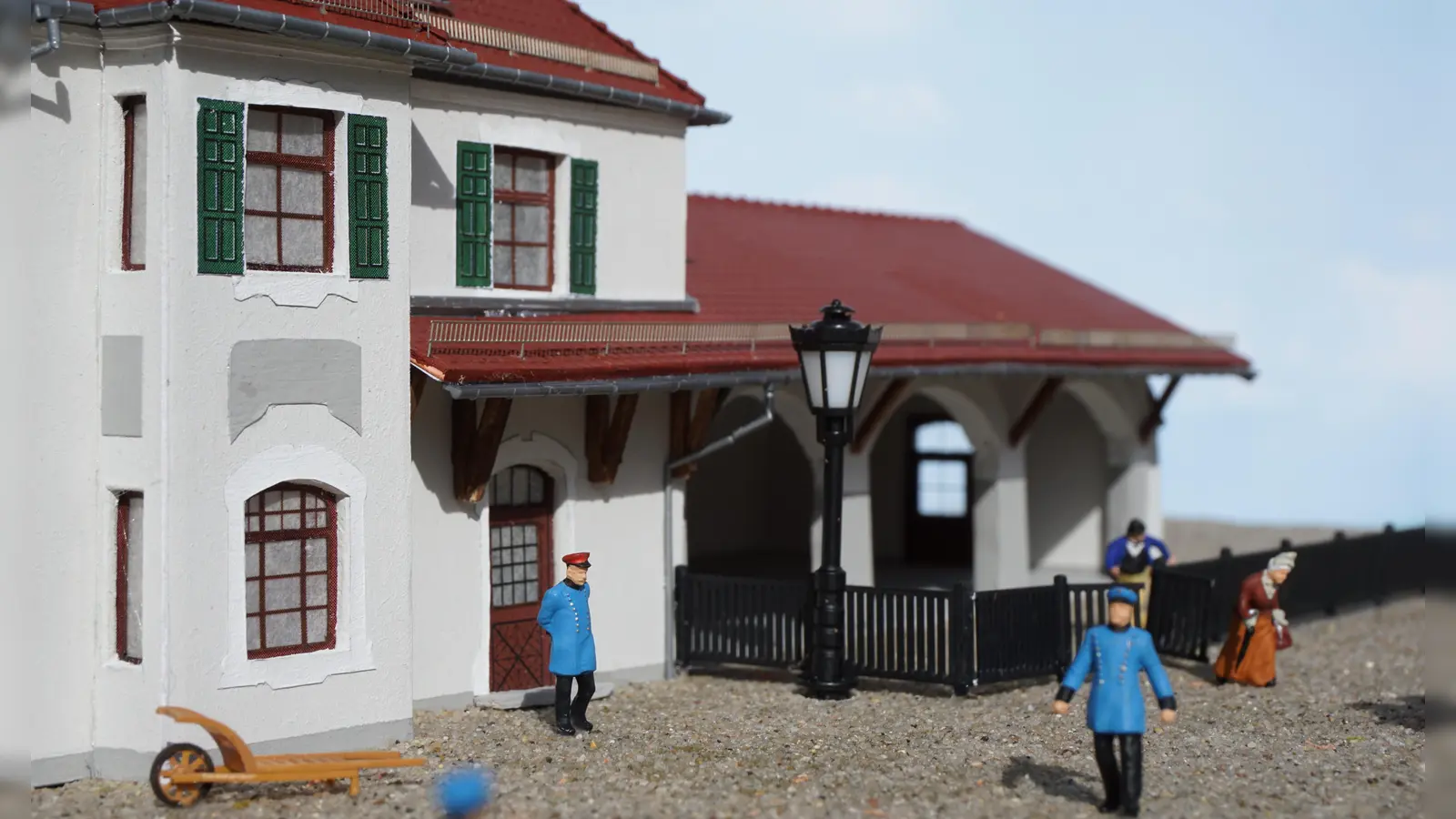 Ein Modell des Bahnhofs Germering wie er um das Jahr 1903 ausgesehen hat wird ebenfalls in der Ausstellung zu sehen sein. (Foto: Modellbahn-Gemeinschaft Germering e.V.)