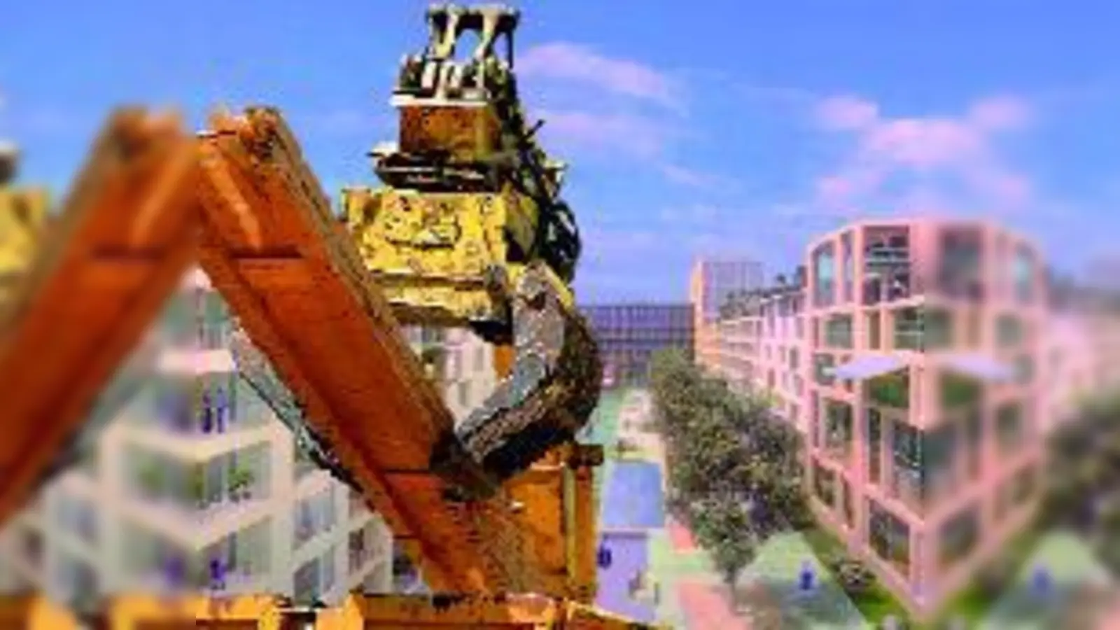 Das Münchner Zentrum  eine Baustelle. Zum Beispiel werden ab kommendem Jahr die »Nymphenburger Höfe« wie in obiger Collage entstehen  und damit ein weiteres »Viertel im Viertel«.  (Collage: Clash)