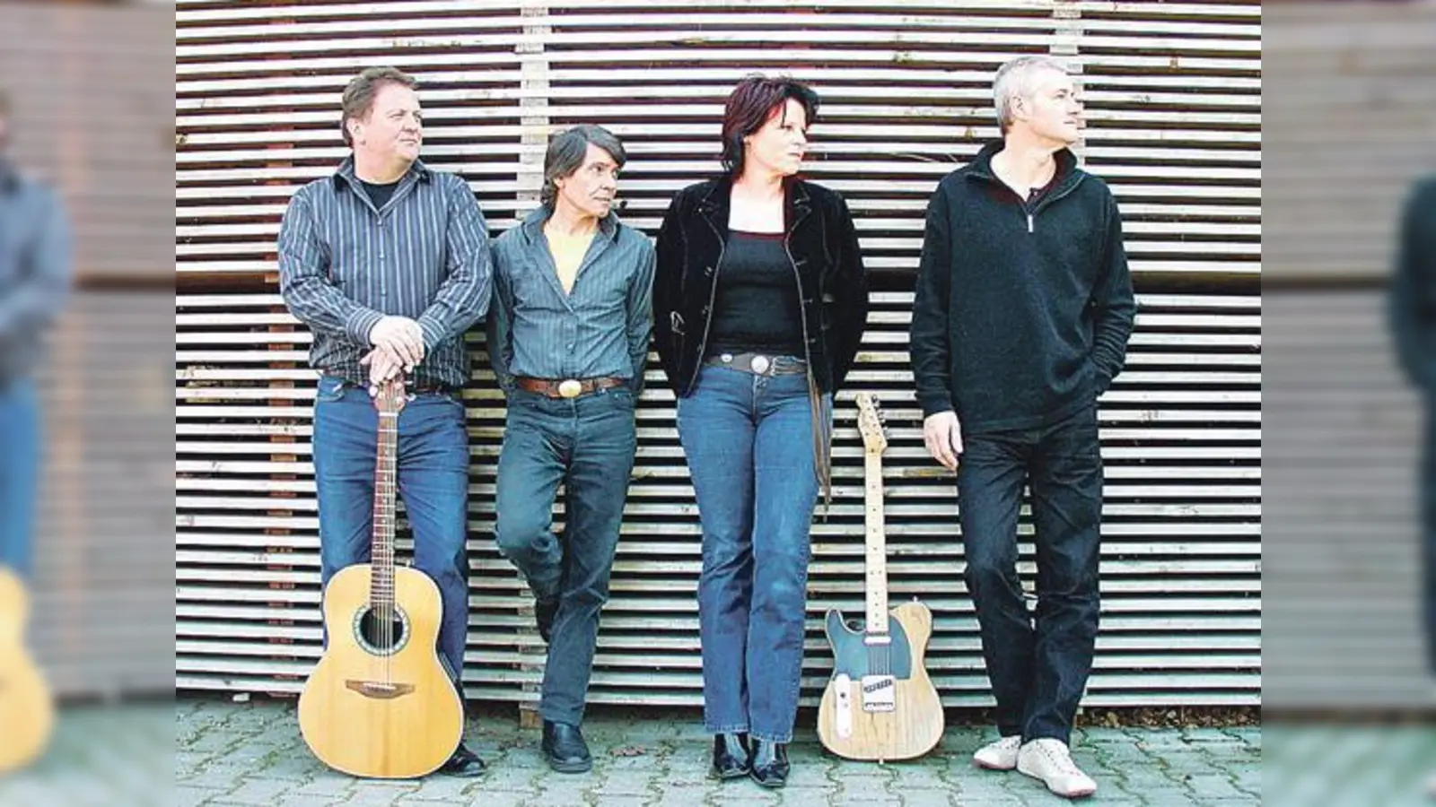 Die Grafinger Rudi Baumann, Günther Skitschak und Gundula Schuler bilden zusammen mit dem Pianisten Bruno Renzi aus  Wasserburg das Quartett »The BRaSS«. 	 (Foto: VA)