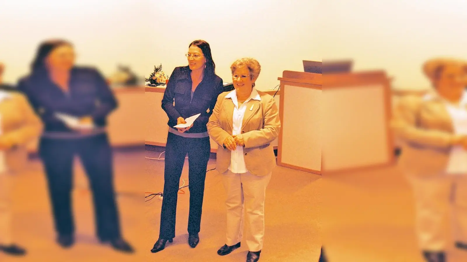 Claudia Tausend wurde das 500. Mitglied des Fördervereins Krankenhaus Bogenhausen.	 (Foto: VA)