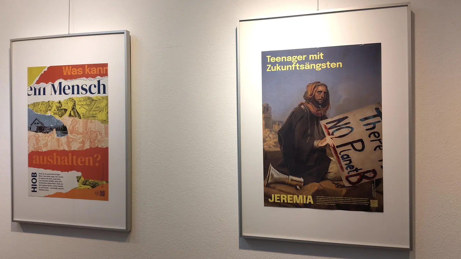 Die Ausstellung „Bibel meets Pop” ist bis 27. März in der Galerie eigenArt zu sehen. (Foto: Heigl)