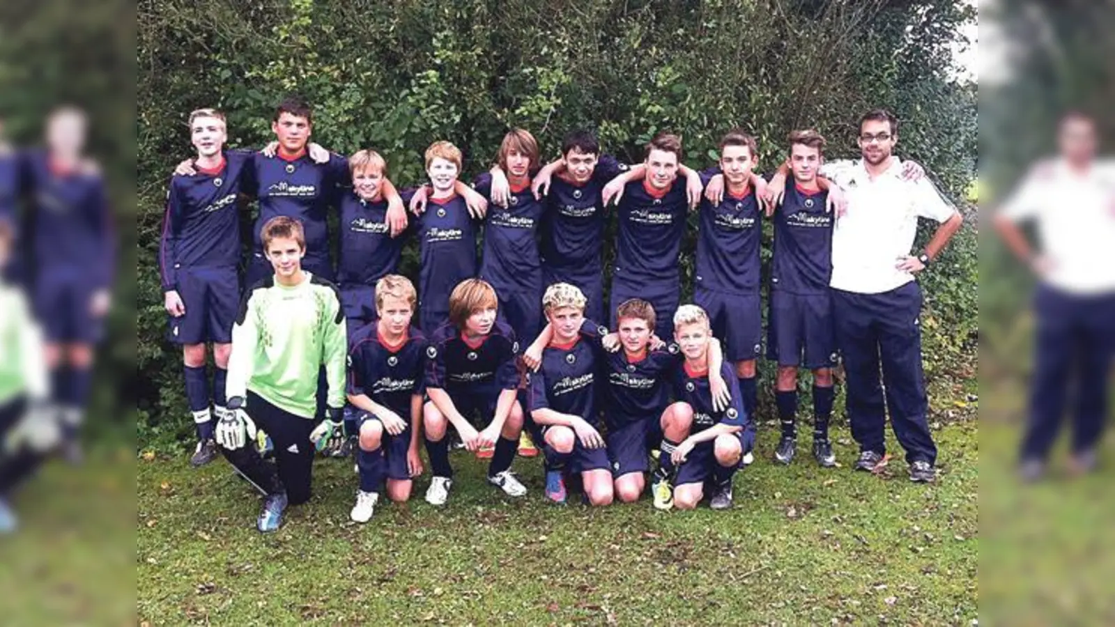 Trotz starkem Schneegestöbers gelang der C-Jugend gegen SV Olympiapark ein 7:0. 	 (Foto: VA)