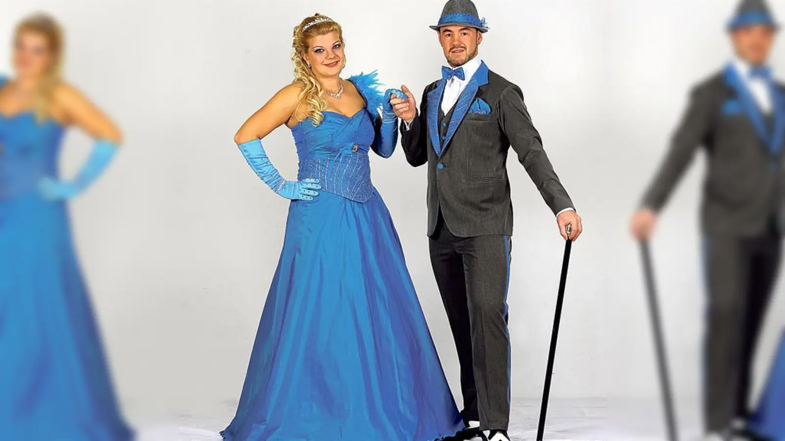 Prinzessin Jasmin II. und Prinz Manu I. von der Faschingsgesellschaft Gleisenia freuen sich auf viele Narren, die mit ihnen Fasching feiern. 	 (F.: VA)