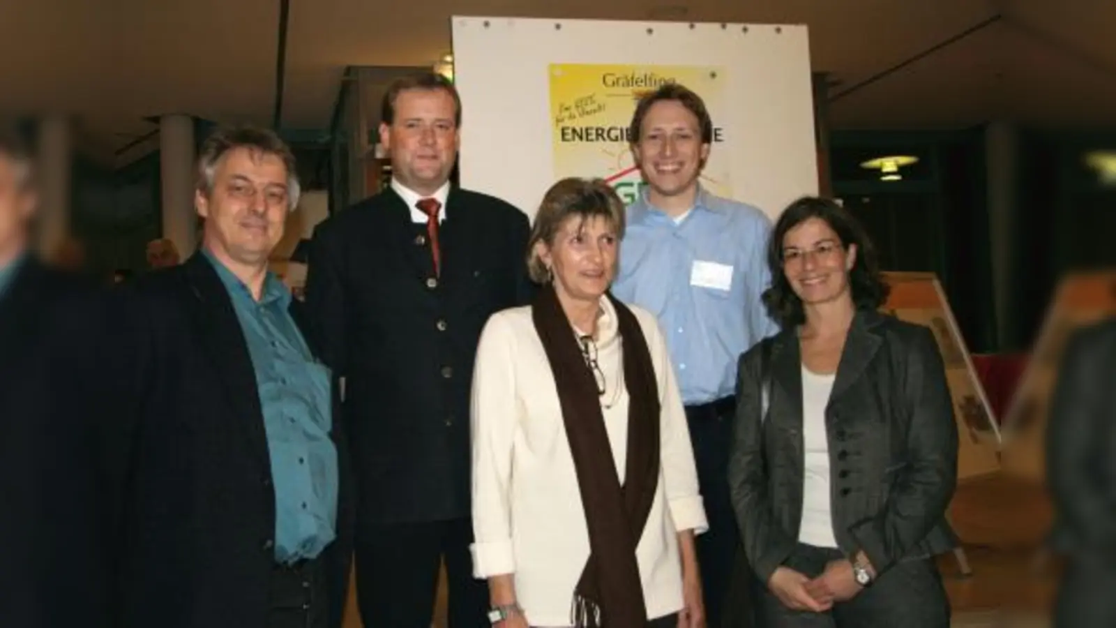 Die Organisatoren aus der Gemeinde freuten sich über das große Interesse, das die 4. GESTE auslöste. Von links Stephan Pfleiderer, Peter Köstler, Brigitte Benedikt, Thomas Leineweber und Sabine Strack. (Foto: US)