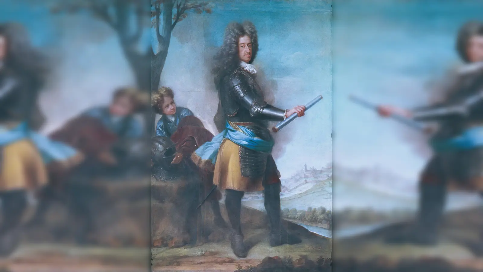 Ein Gemälde zeigt Kurfürst Max Emanuel als Feldherren. (Foto: Bayerische Schlösserverwaltung, Rainer Herrmann / Maria Scherf)