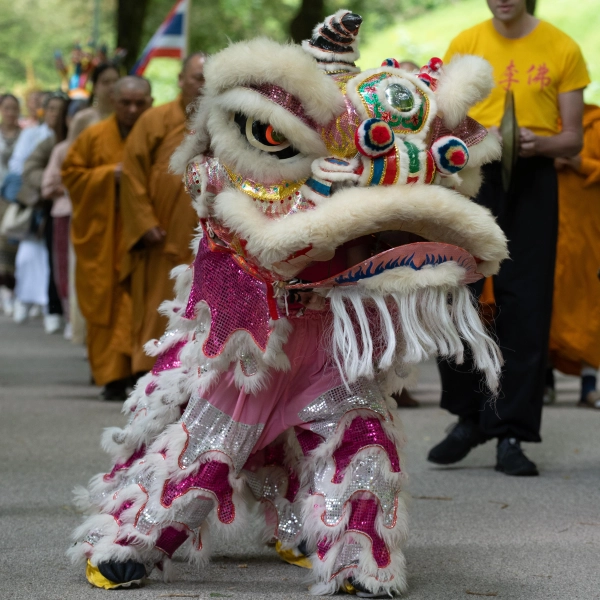 Seit über 15 Jahren ist das Vesakh-Fest das größte buddhistische Fest in München. (Foto: Harald Weichhart)