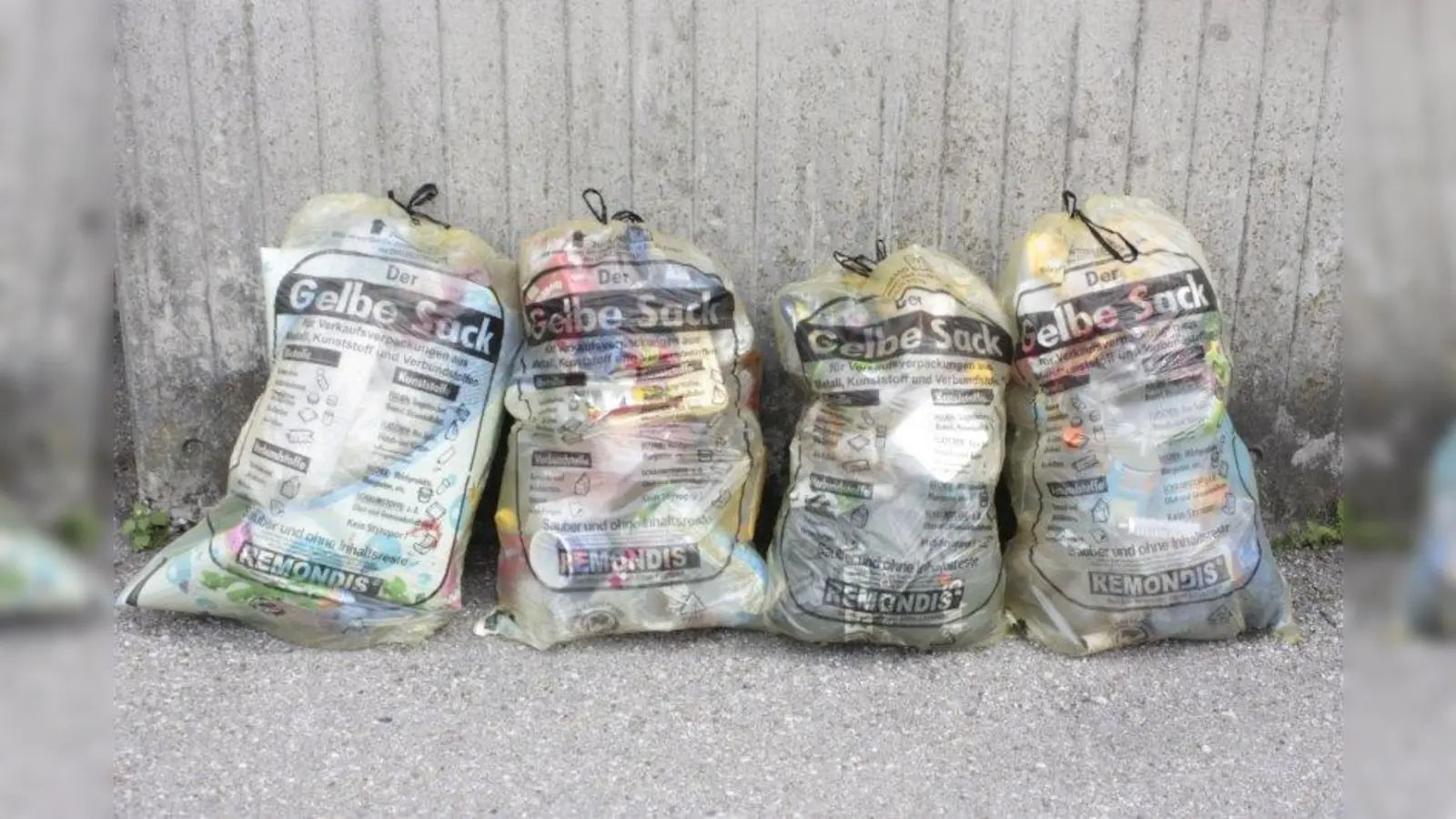 System Gelber Sack: Im Landkreis Starnberg werden Kunststoffverpackungen bei den Bürgern abgeholt. (Foto: job)