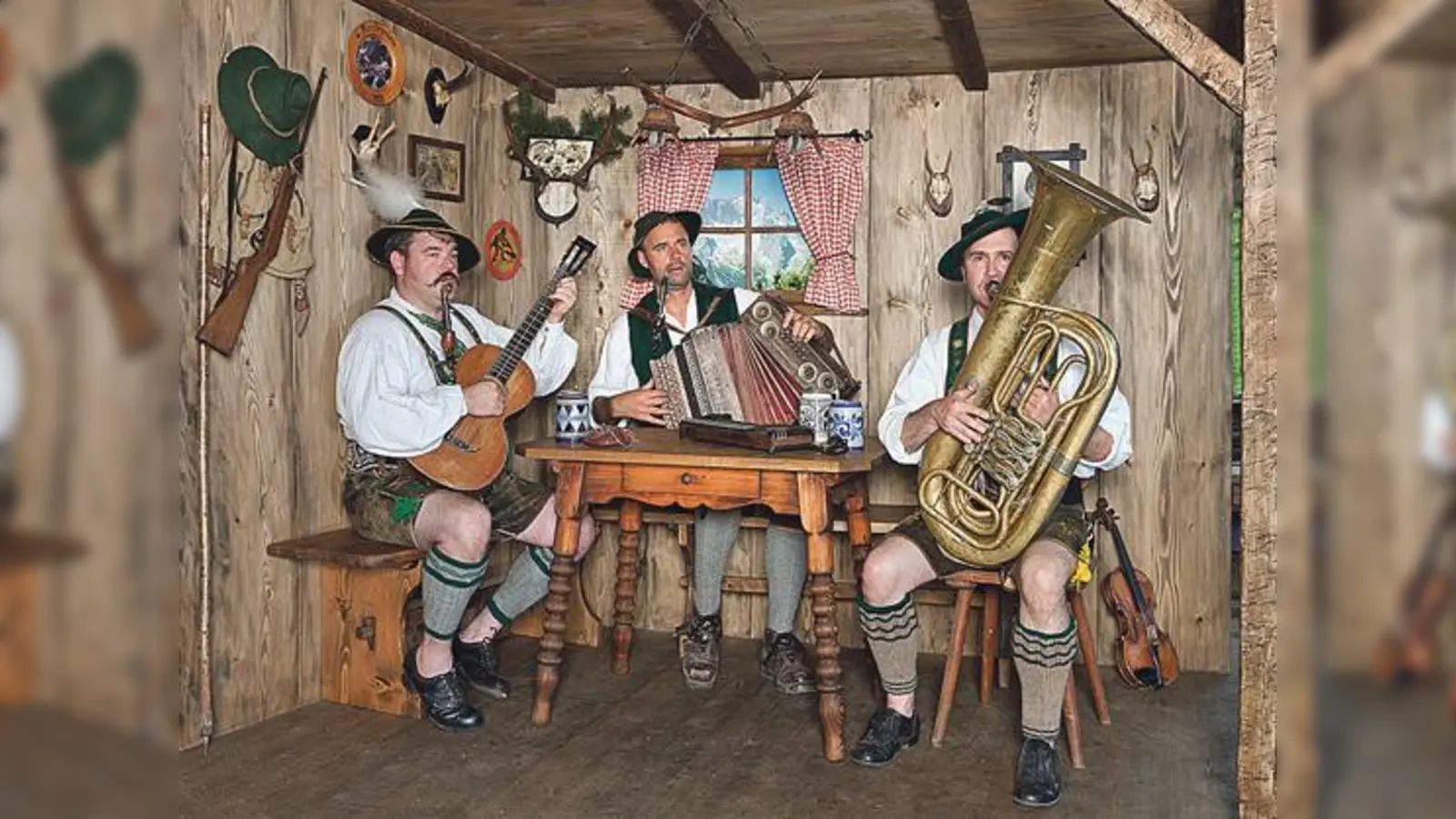 Im Rahmen des Maifestes des Burschenvereins Brunnthal treten »Knedl &amp; Kraut« im Festzelt auf.	 (Foto: VA)