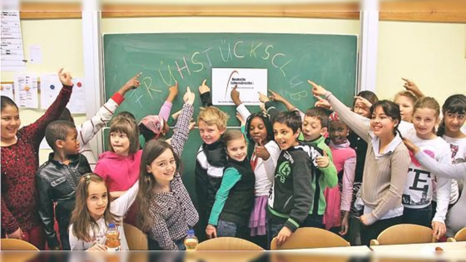 Die Kinder freuen sich jeden Tag auf ihr Frühstück in der Schule. 	 (Foto: VA)