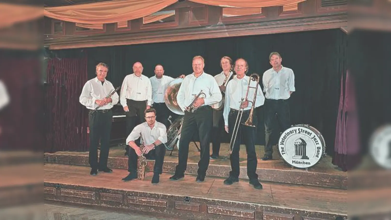 Die Veterinary Street Jazz Band spielt am 8. Februar in Oberhaching auf. 	 (Foto: VA)