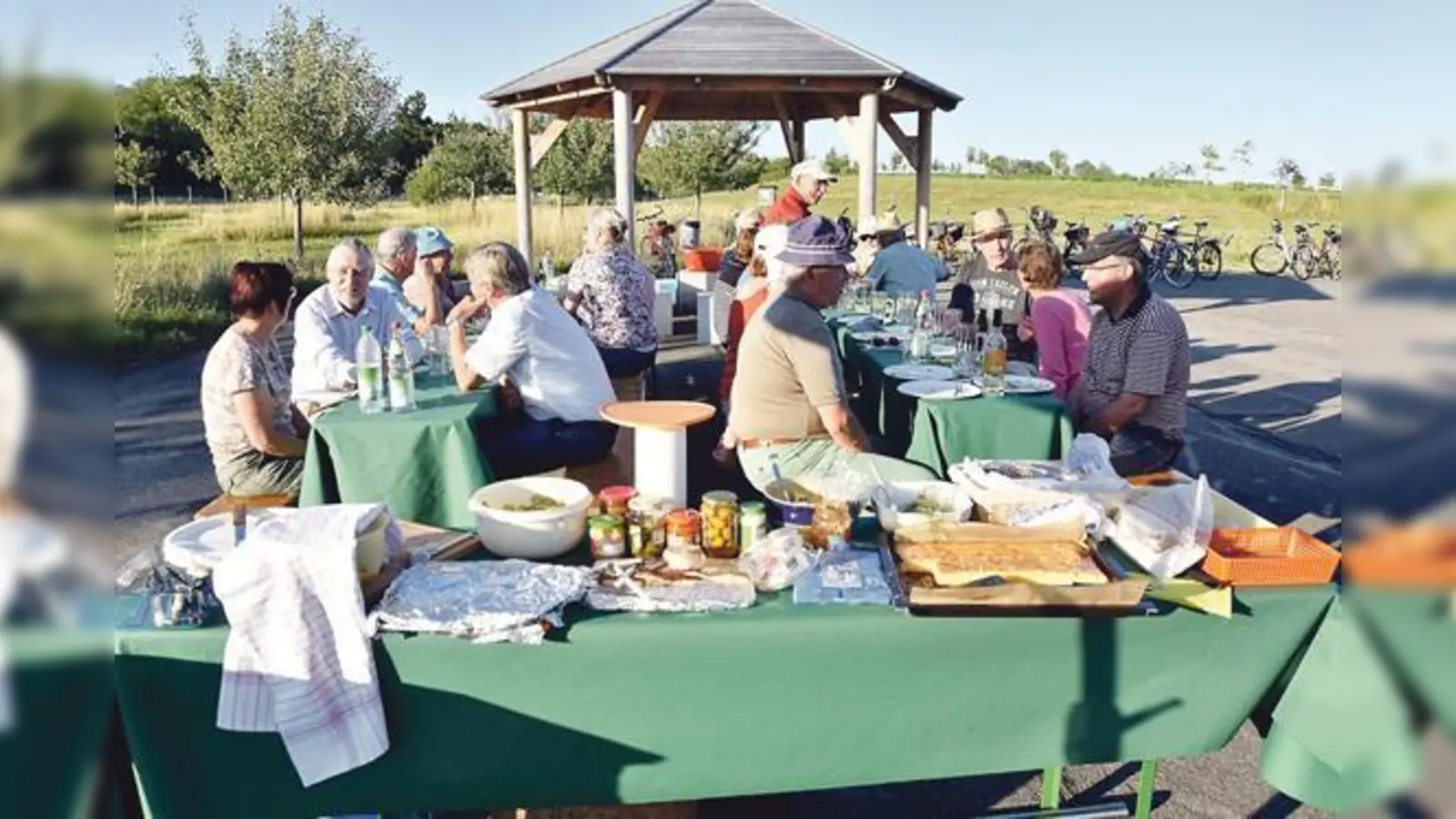 Mit einem gemütlichen Beisammensein feierte die Projektgruppe Streuobstwiese ihren Geburtstag. 	 (Foto: H. Patalong)