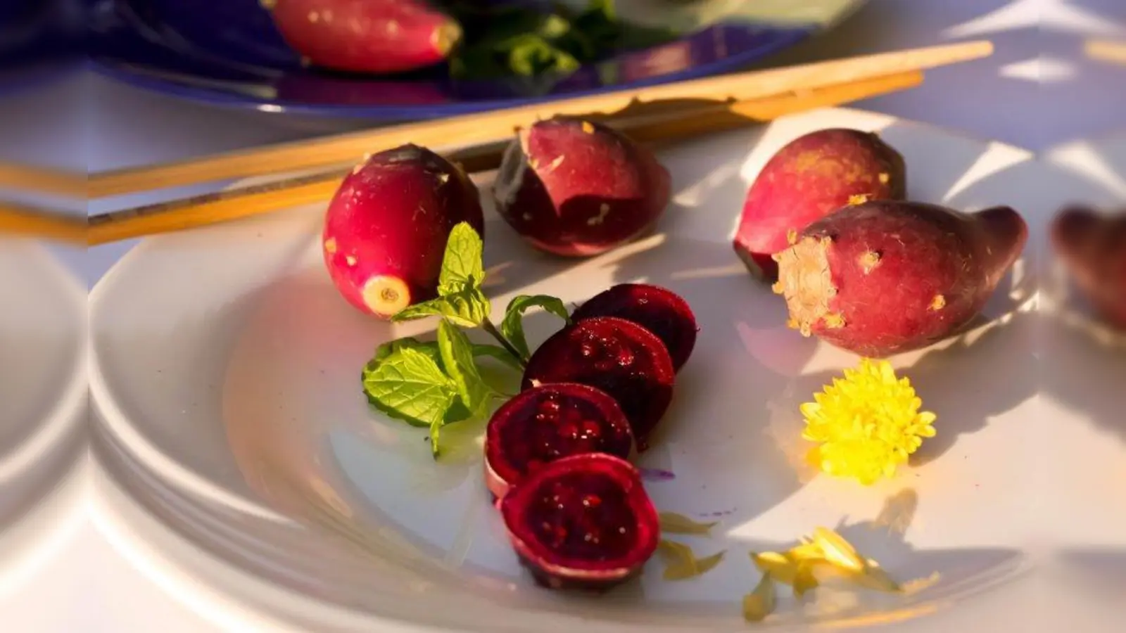 Die Kaktusfeige trägt auf ihrer Schale feine, äußerst unangenehme Dornen. (Foto: twinlili/pixelio.de)