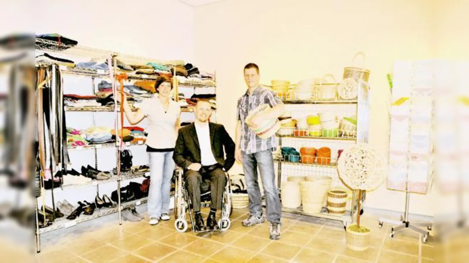 Alexia Toparcean, Heiko Sailer und Tobias Petzinger (v. li.) schauen der Zukunft des neuen Ladens im Klinikum München-Ost optimistisch entgegen.	 (Foto: sf)