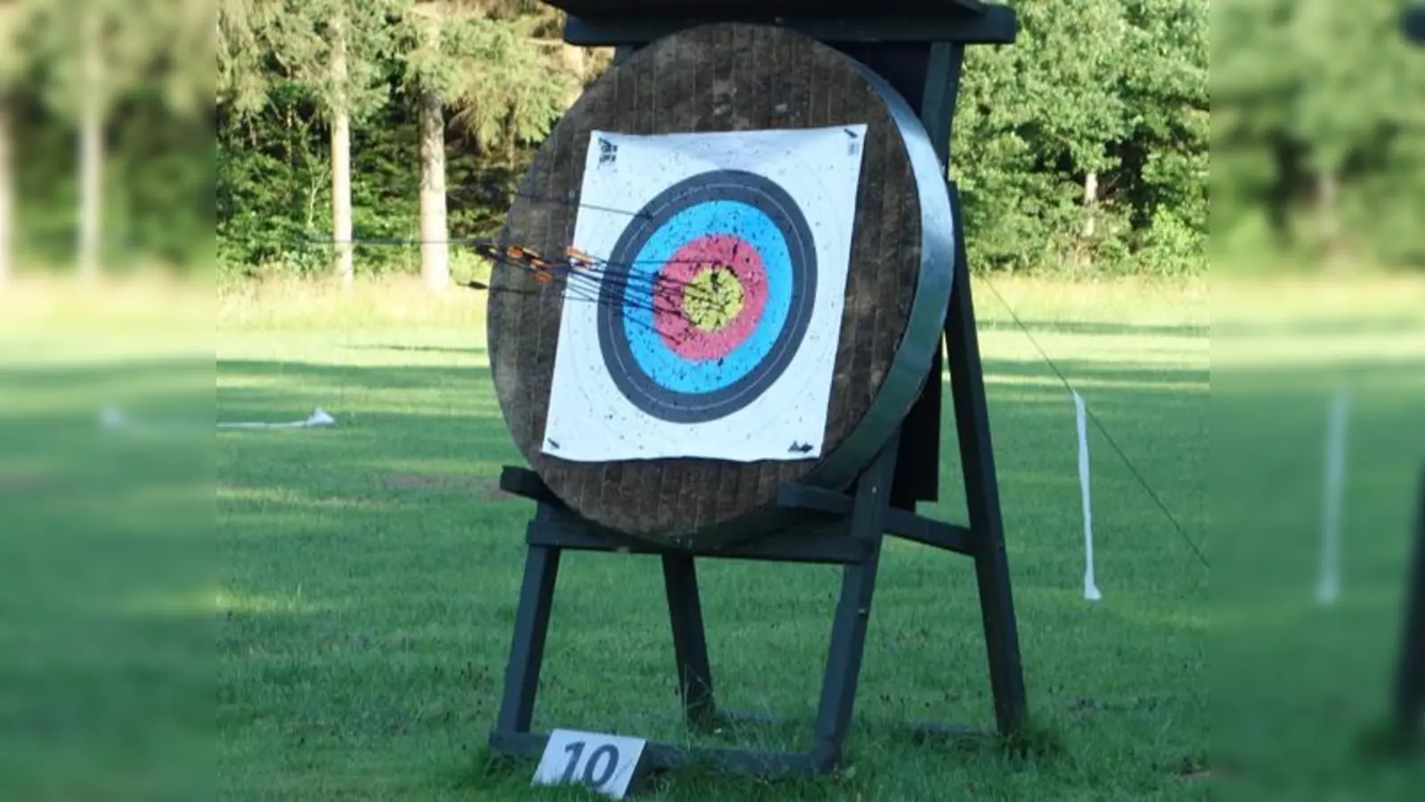 Es bedarf einiger Kunstfertigkeit, um beim Bogenschießen ins Schwarze zu treffen.	 (Foto: hw)