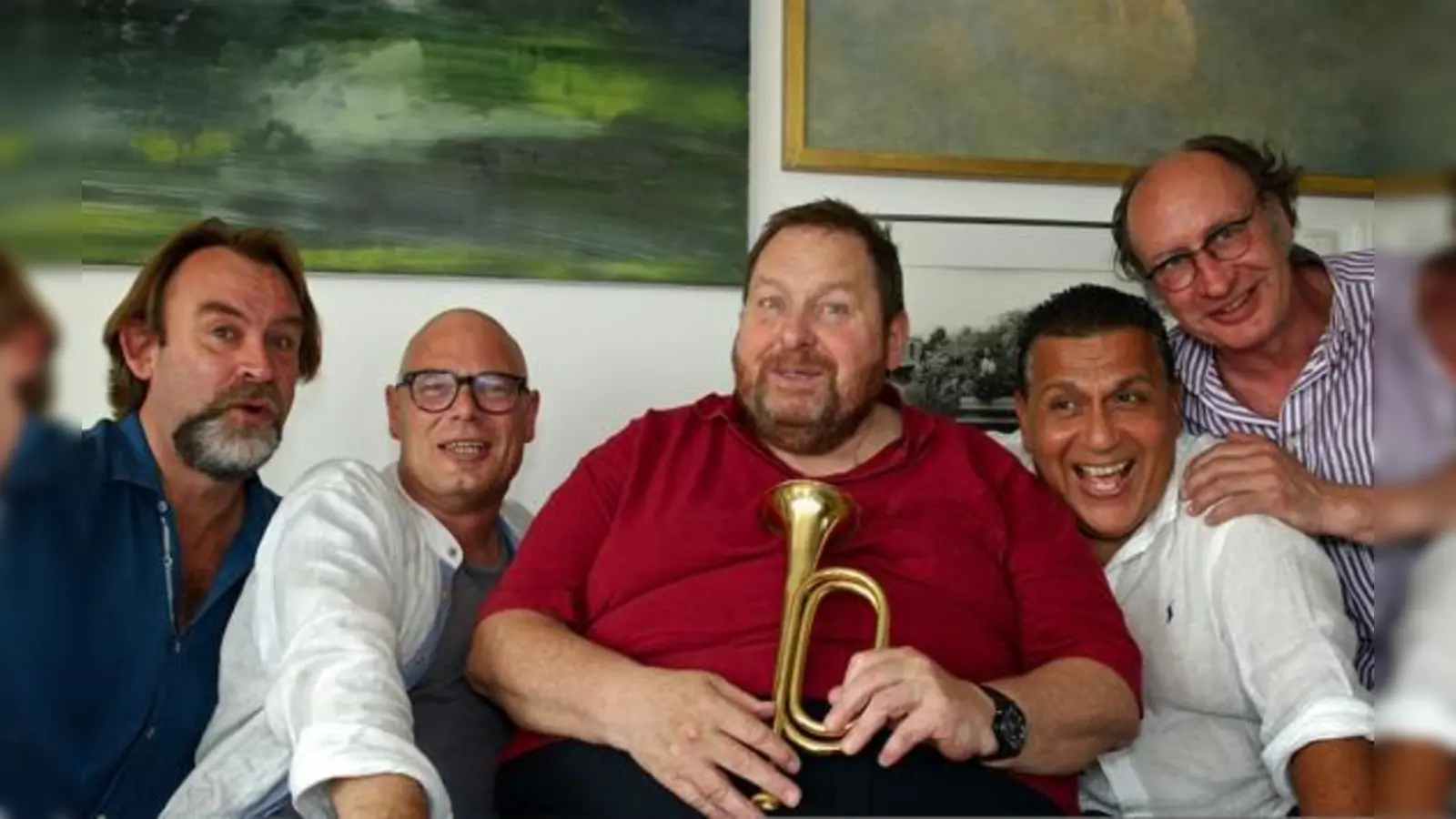 Machen ordentlich Stimmung: Ottfried Fischer &amp; die Heimatlosen.	 (Foto: VA)