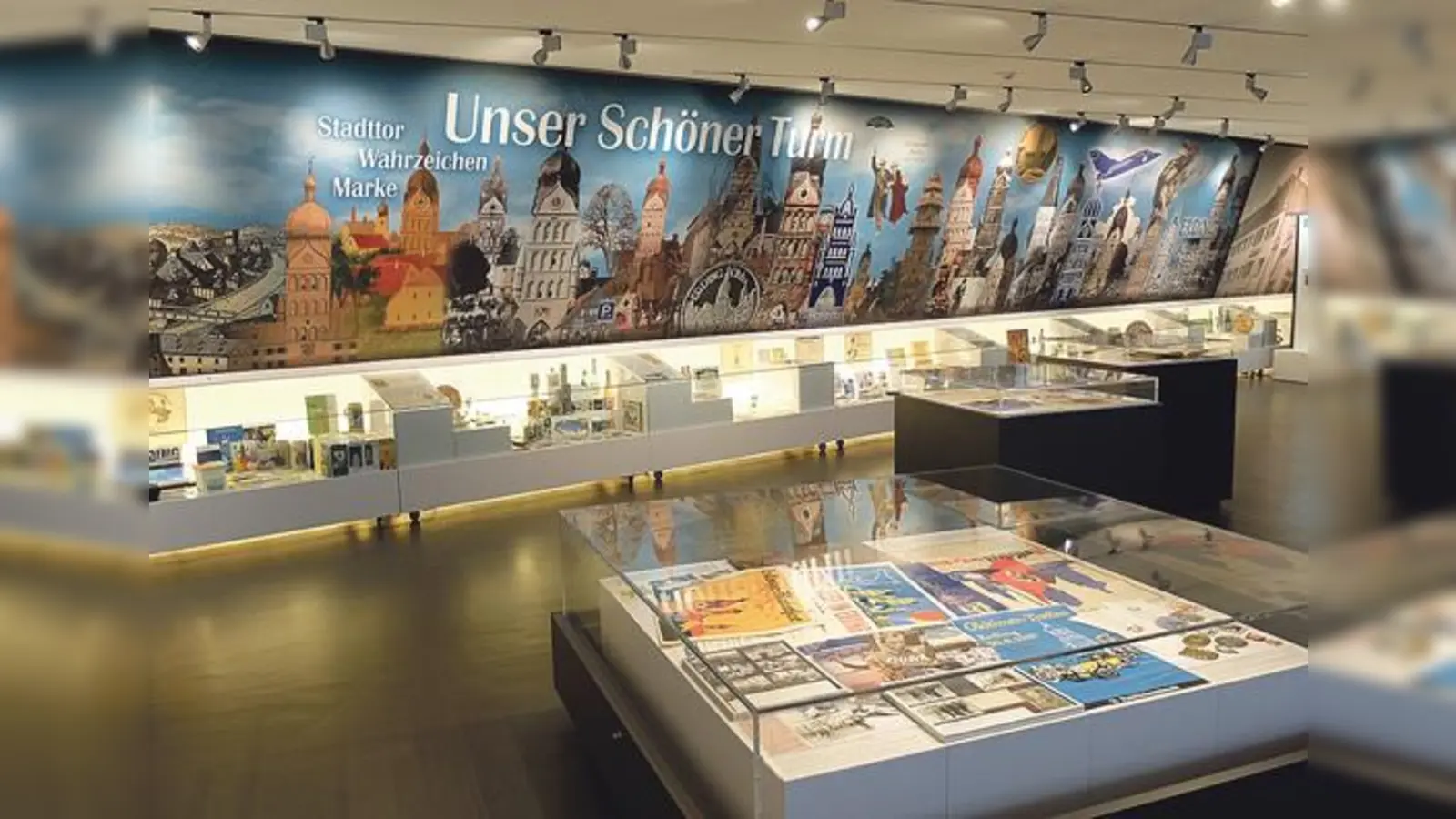 Stadttor, Wahrzeichen, Marke: Das Museum Erding widmet dem Schönen Turm eine Ausstellung.	 (Foto: VA)