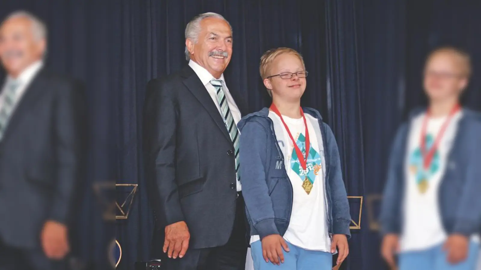 Paul Kögler gewann Gold bei den Special Olympics im Schwimmen auf 25 Meter Freistil.	 (Foto: VA)