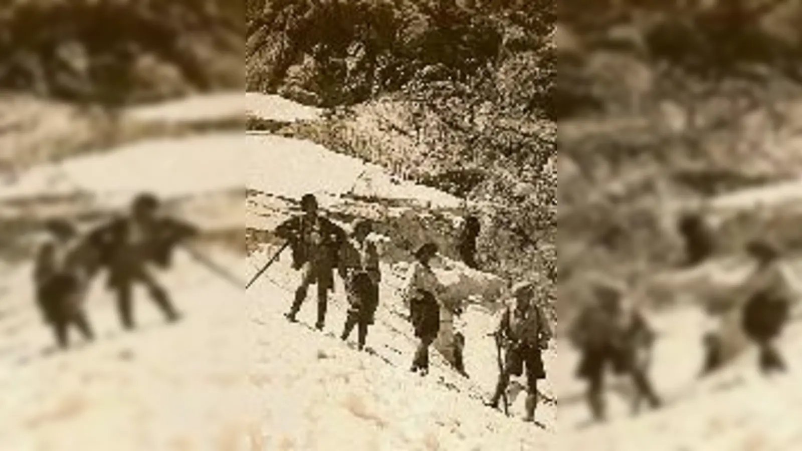 Horváth um 1925 mit Freunden bei einer Bergwanderung am Hölltalferner.	  (Foto: Monacensia)