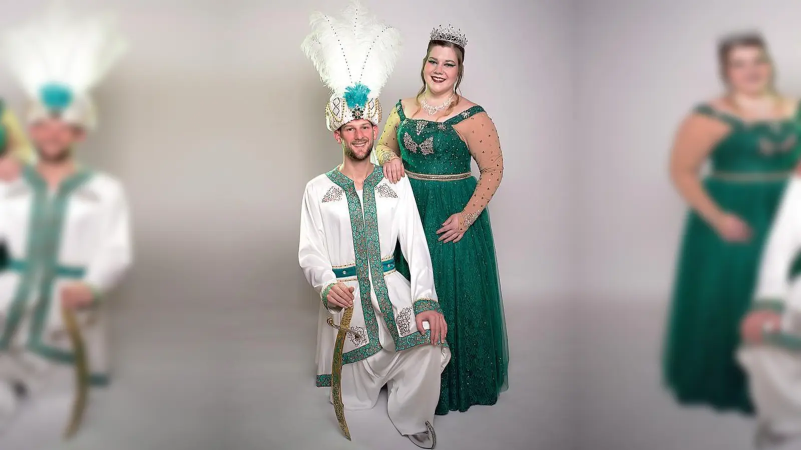 Prinz Thomas III. und Prinzessin Michaela I. von Moosach.  (Foto: MFC)