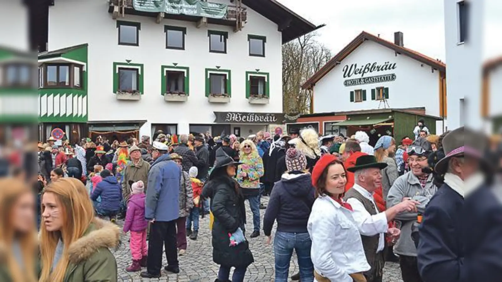 Ein buntes Treiben findet am Faschingsdienstag auf dem Hubertusplatz in Deisenhofen statt. 	 (Foto: VA)