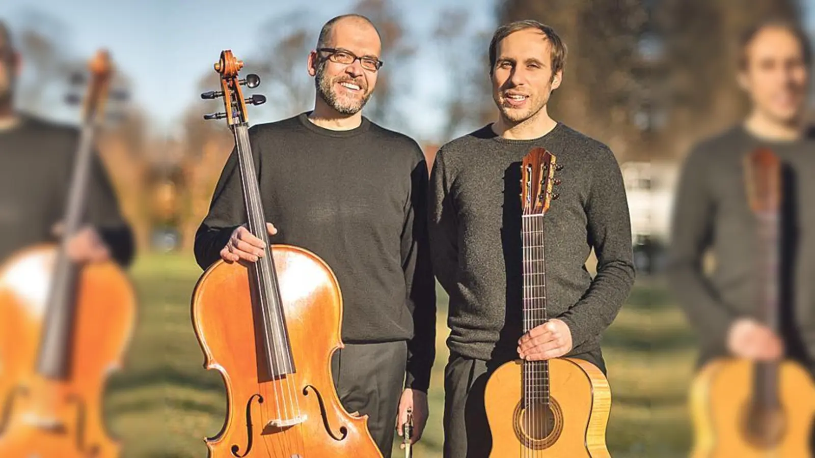 Daniel Werner und Wolfgang Fink spielen am 24. Februar im Ara-Center in Neubiberg.	 (Foto: VA)