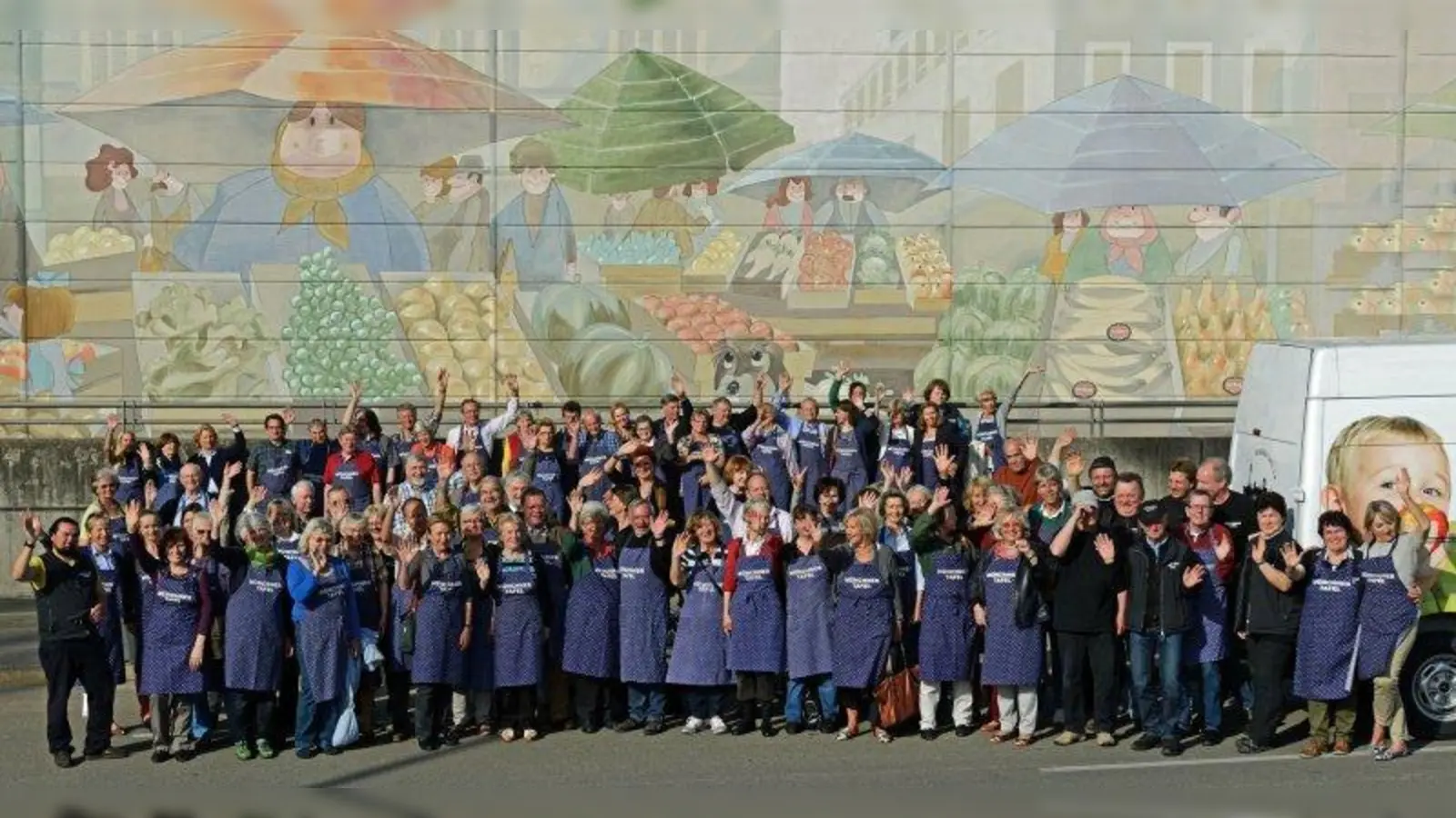 Ehrenamtliche der Münchner Tafel: Neue Helfer sind im Team herzlich willkommen. (Foto: Siegfried Kellerer)