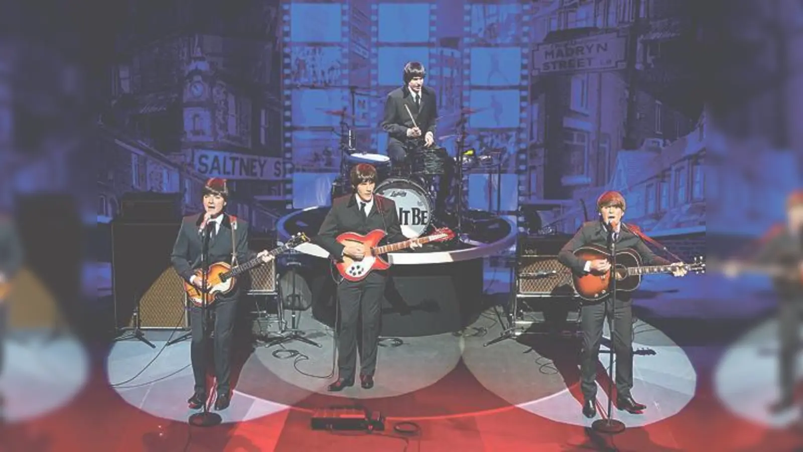 Vier Legenden! Die Beatles-Revue LET IT BE ist ein Muss für alle Fans der Pilzköpfe aus Liverpool. 	 (Foto: brinkhoff/moegenburg)