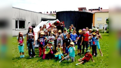 25 Kinder aus Hochbrück waren auf großer Safaritour uterwegs.	 (Foto: Kreisjugendring München-Land)