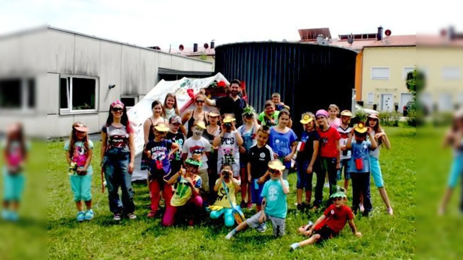 25 Kinder aus Hochbrück waren auf großer Safaritour uterwegs.	 (Foto: Kreisjugendring München-Land)