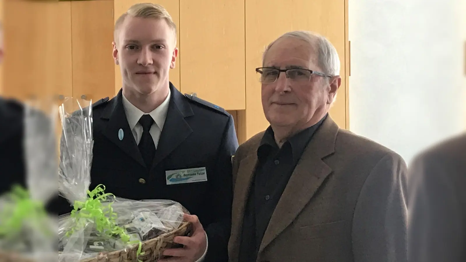 Trainer und Mentor: Richard Hörle vom TSV Unterhaching hier mit Turn-Ass Felix Remuta. (Foto: hw (Archiv))