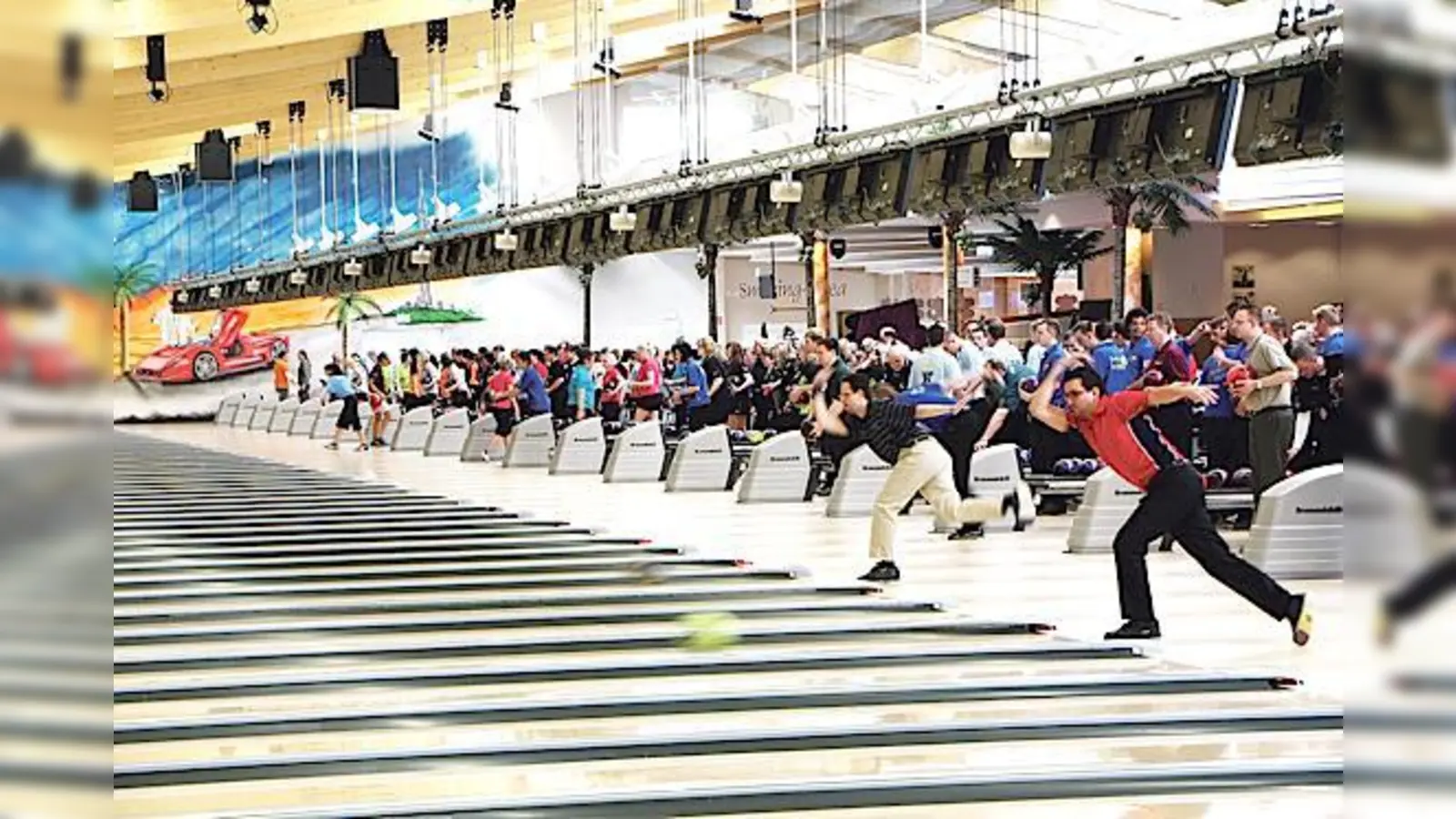 Der Dream-Bowl Palace hat weltmeisterliche Maße. Auf 52 Bahnen können hier die Wettkämpfer um Punkte fighten.  	 (Foto: DBU)