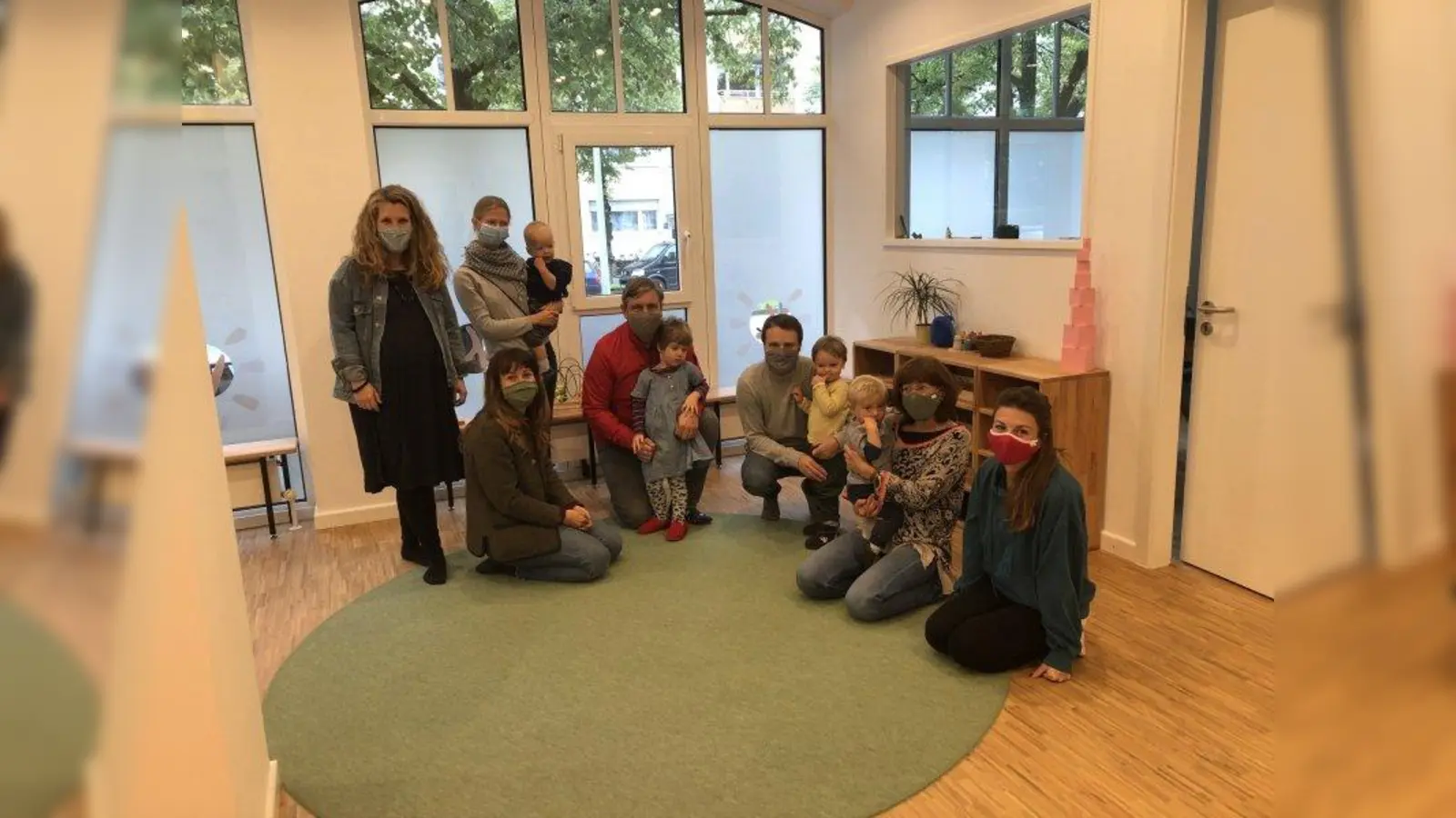 Fast auf den Tag genau am 150. Geburtstag Maria Montessoris (31.08.2020) konnte die Kühlschruppen-Familie die Eröffnung der Krippe feiern. (Foto: Kühlschruppe)