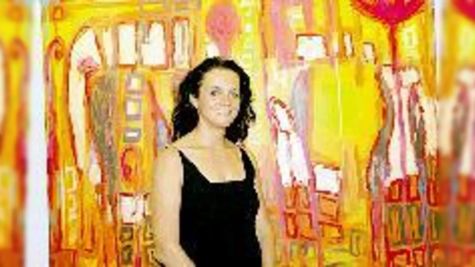 In kraftvollen Farben präsentieren sich die »abstrakten Gärten« der Künstlerin Jutta Franklin, zu sehen bis zum 22. Oktober in der Römerschanz.   (Foto: hol)