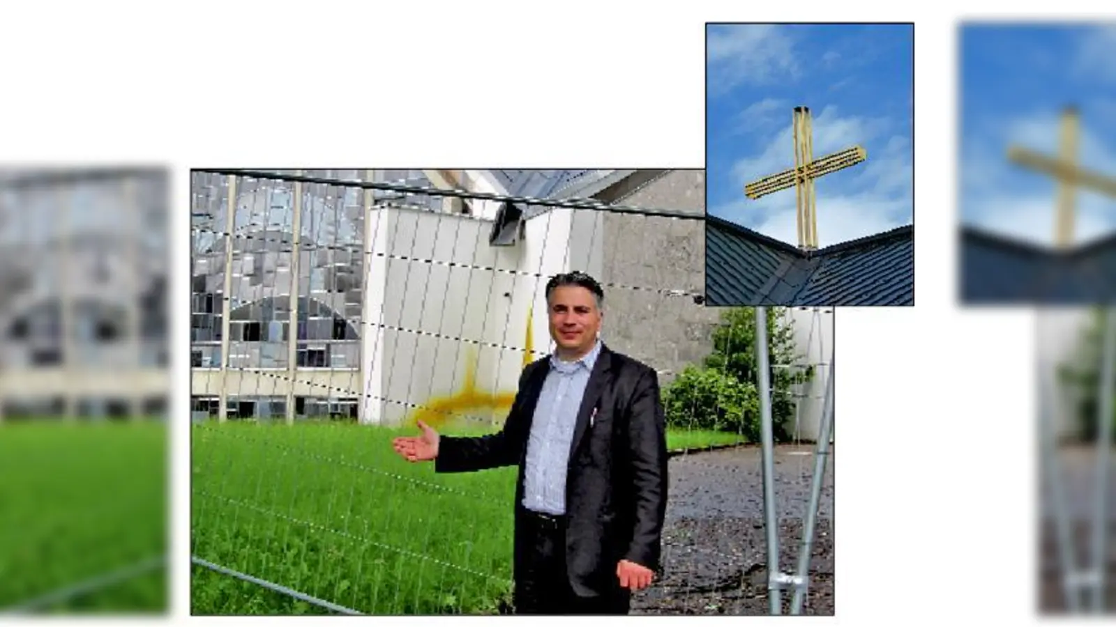 Die Schließung der Josefskirche stellt die kath. Gemeinde in Holzkirchen vor viele Probleme. Gemeinsam, so Anton Tulbure, werde man sie lösen. Das Wahrzeichen von St. Josef soll auch nach dem Abriss erhalten bleiben. 		 (Fotos: hw)