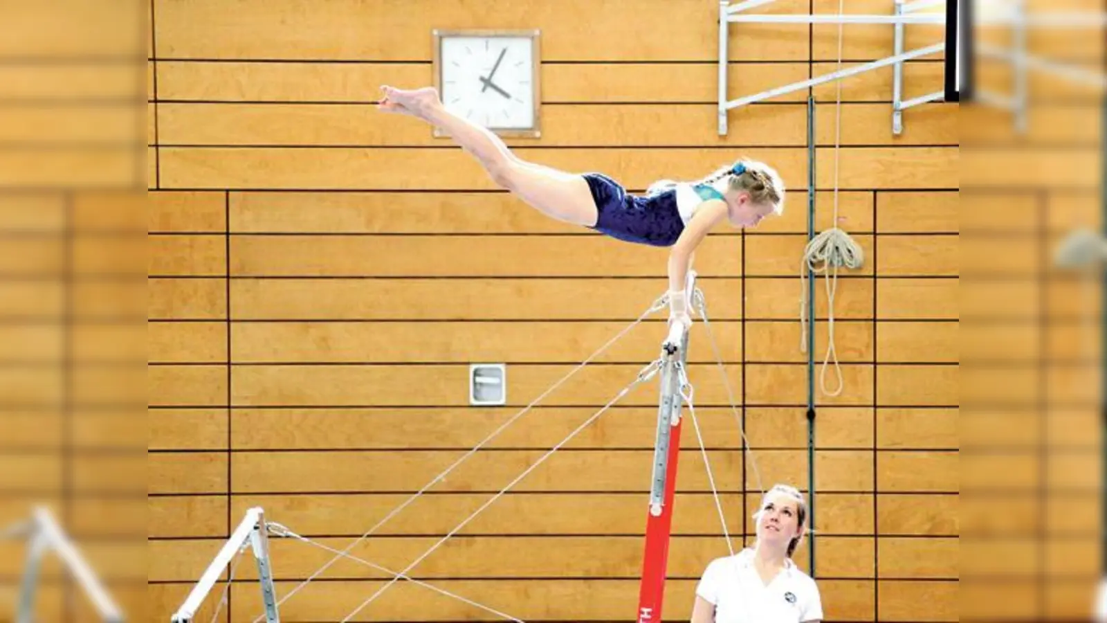 Fast schon akrobatische Höchstleistungen kann man beim Gauentscheid im Bayernpokal München bewundern.  (Foto: TSV Haar)