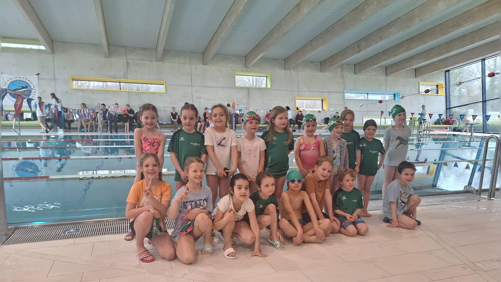 Ein toller Wettkampftag für die Kleinsten beim TSV Erding Delphine. (Foto: chö)