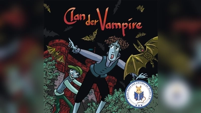 Der Clan der Vampire - aus der Geschichte wurde ein Hörspiel. Die CD ist ab Montag im Handel. Die Illustration (Cover) stammt von Sabine Wilharm, die nicht nur durch die Illustrationen der deutschen Harry-Potter-Ausgabe bekannt ist. (Foto: pi)