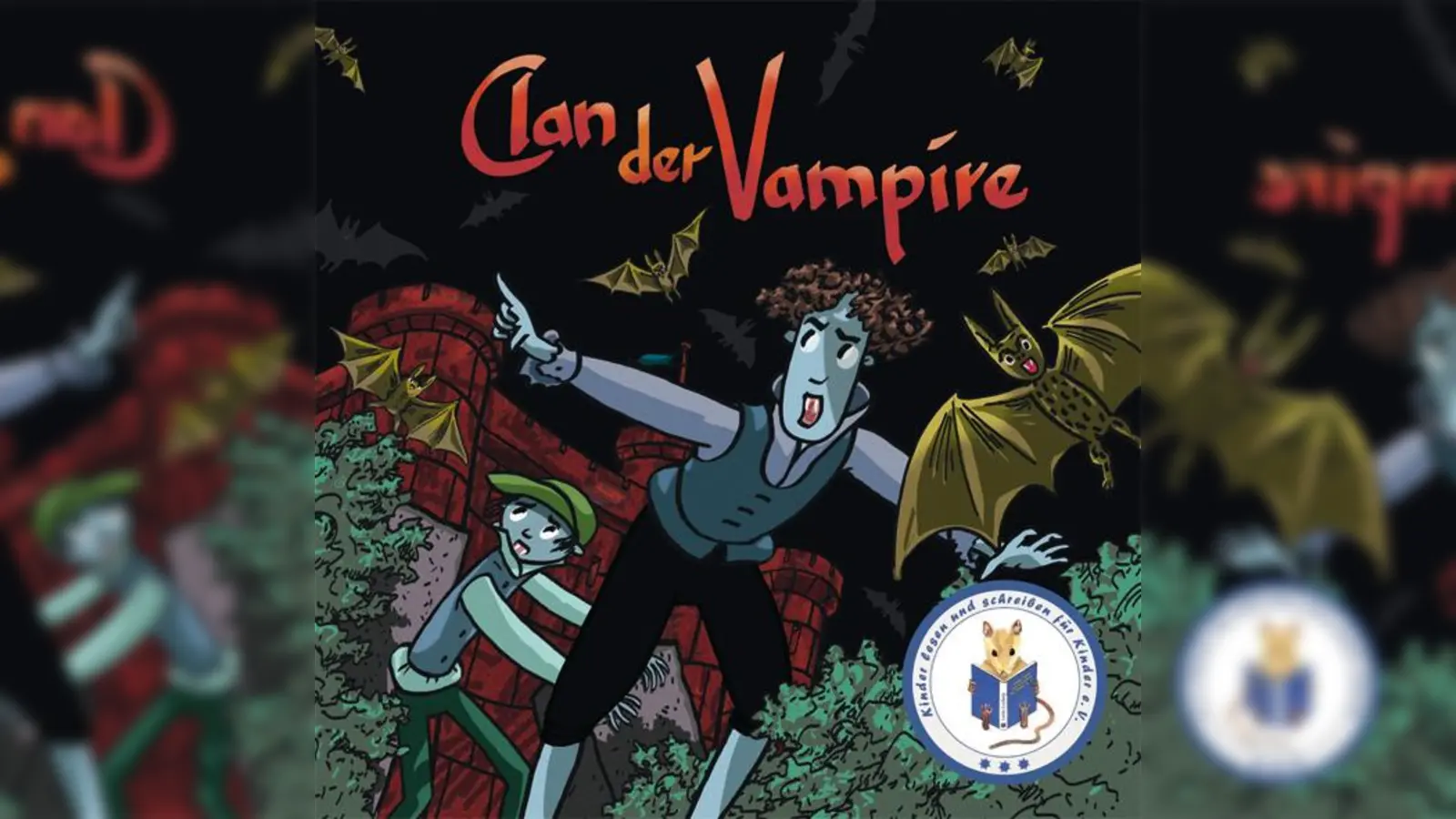 Der Clan der Vampire - aus der Geschichte wurde ein Hörspiel. Die CD ist ab Montag im Handel. Die Illustration (Cover) stammt von Sabine Wilharm, die nicht nur durch die Illustrationen der deutschen Harry-Potter-Ausgabe bekannt ist. (Foto: pi)