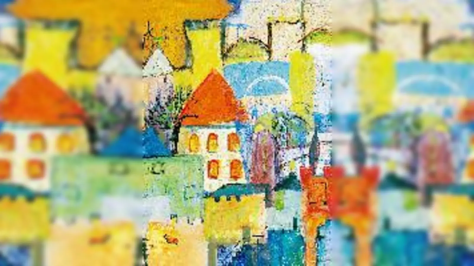 Eine Verbindung von Architektur und Malerei  verlorene Häuser.	 (Foto: Veranstalter)