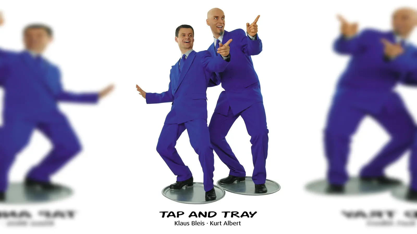 Die Steppdancer Klaus Bleis und Kurt Albert werden beim Kabarett-Wettbewerb im Wolf-Ferrari-Haus das Publikum begeistern. (Foto: Tap and Tray)