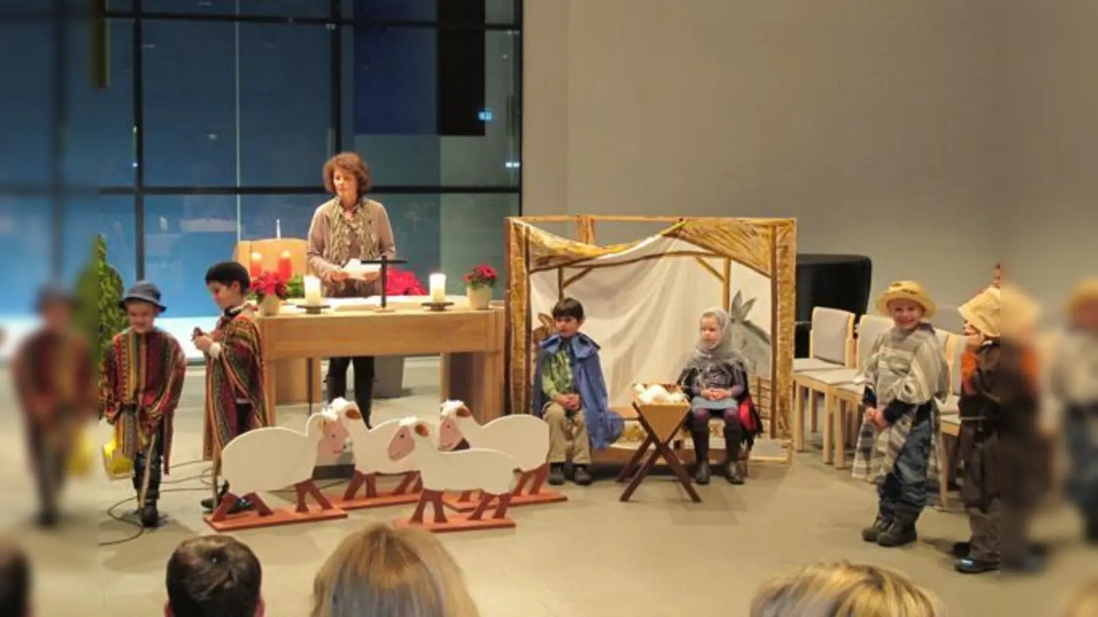 Begeistert waren die Kinder beim weihnachtlichen Theaterstück bei der Sache.	 (Foto: privat)