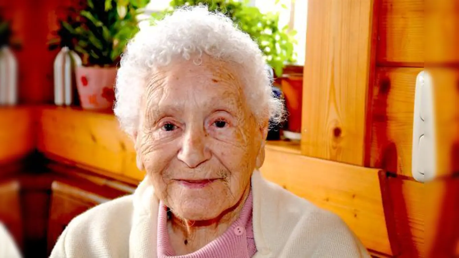 Oma Jäger, wie sie von allen genannt wird, feiert am 26. Mai ihren 100. Geburtstag. 	 (Foto: Privat)