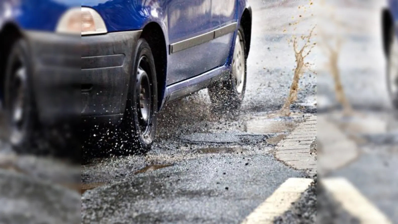 Voricht vor Reifenschäden bei Schlaglöchern.<br>Foto: Auto-Medienportal.Net/Continental