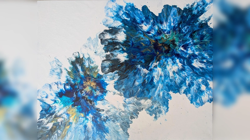 „Blue-Flowers” von Mary Gazea. (Foto: Mary Gazea)